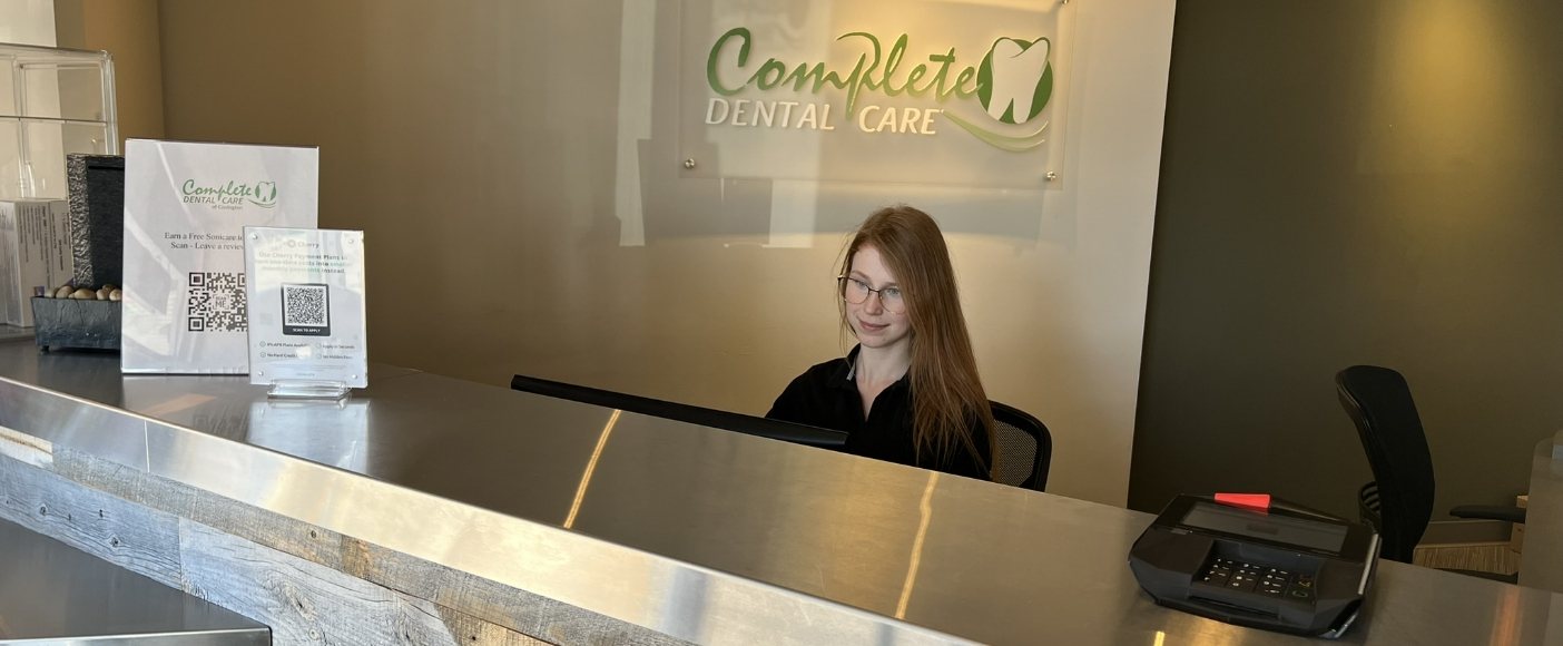 Front desk at Complete Dental Care of Covington